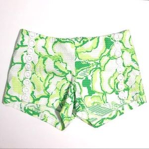 Lilly Pulitzer Liza Shorts Green